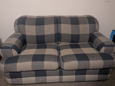Pair of Plaid Couches