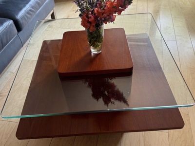 Vintage Mid-Century Modern Tiered Coffee Retro MCM Table
