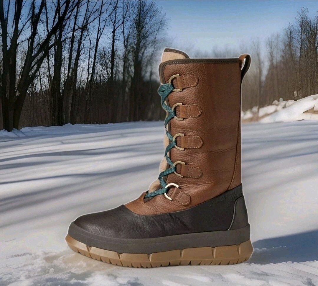 Sperry 7 US Waterproof Leather Snow Boots Winter