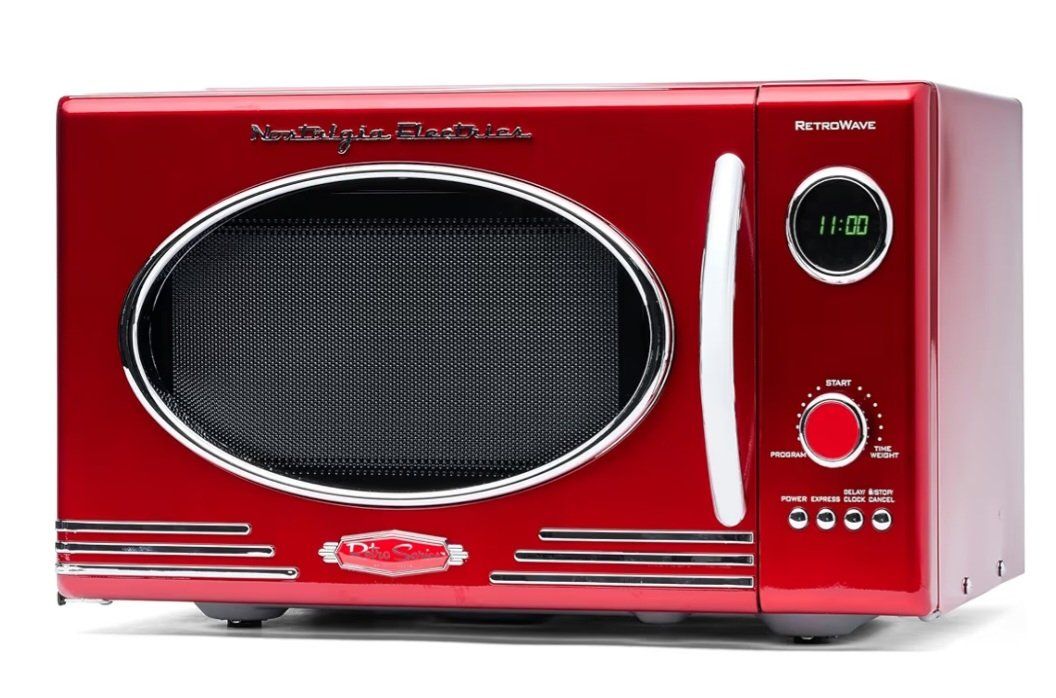 Retro Countertop Microwave Oven