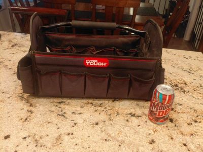 Hyper Tough Open-Top Tool Bag Tote Organizer with Multiple Pockets