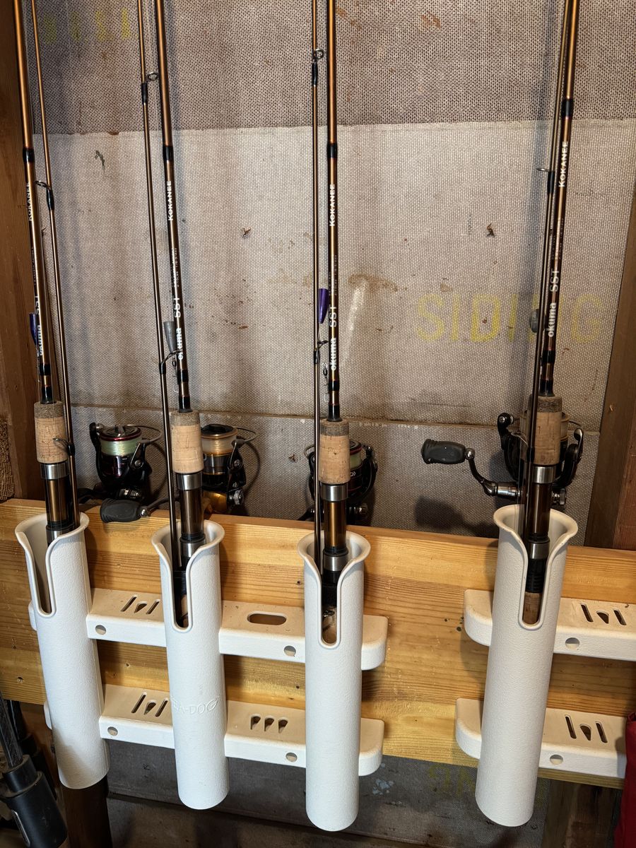 Okuma rods and Daiwa reels