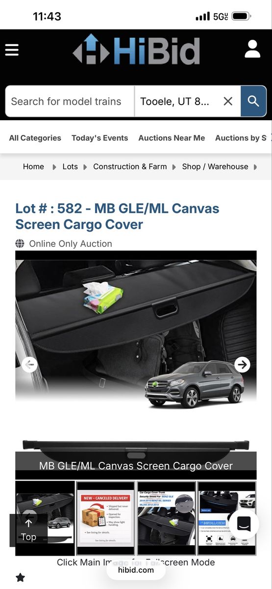 Poverty MB GLE/ML Canvas Screen Cargo Cover for Benz GLE 2016-2019 / ML Series ML350 2012-2015