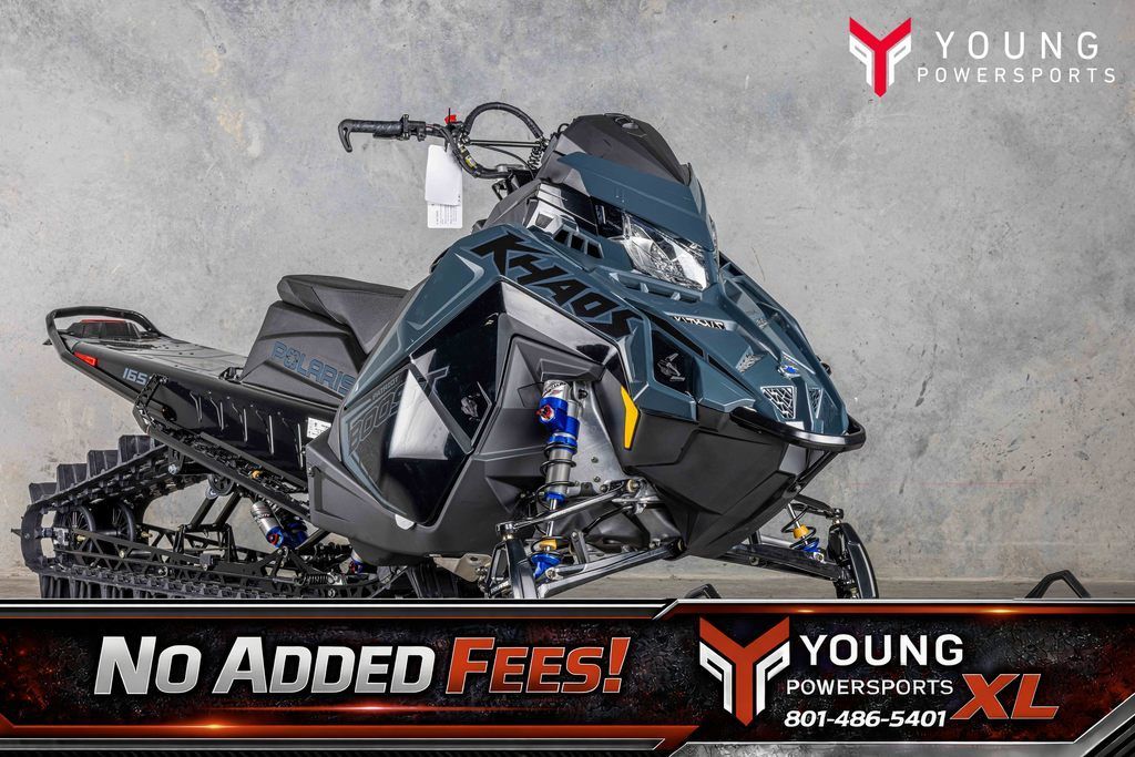 2026 Polaris® Patriot Boost RMK Khaos 165 Gloss Black / Blue Dusk