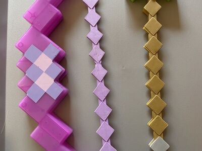 Minecraft Bow and Arrow with Ender Pearl