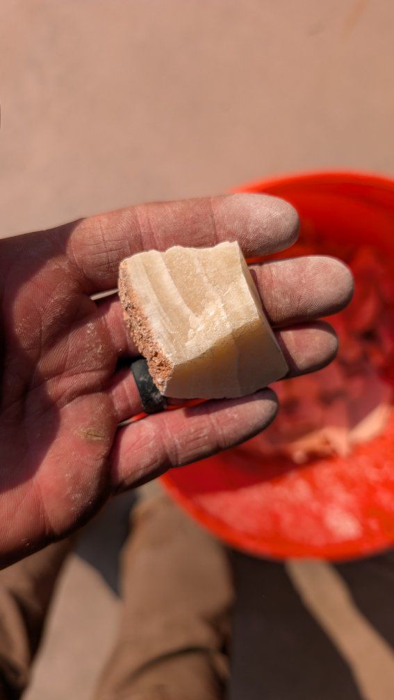 15lbs Native Utah Honey calcite Trimmings