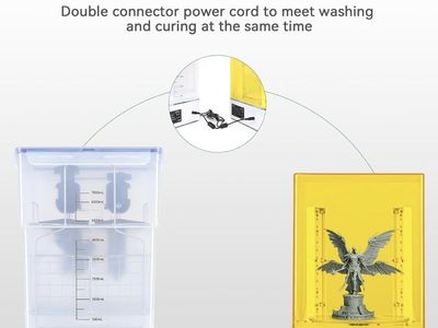 Resin printer, wash and cure station elegoo
