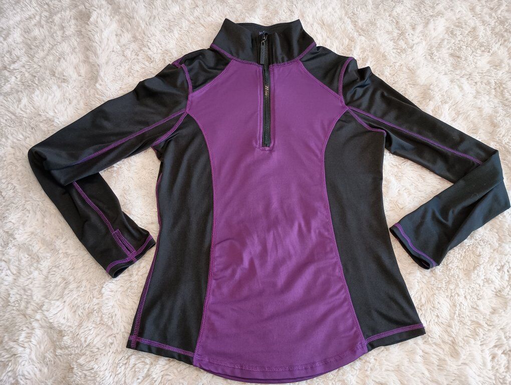 younique jacket half-zip vented back size small