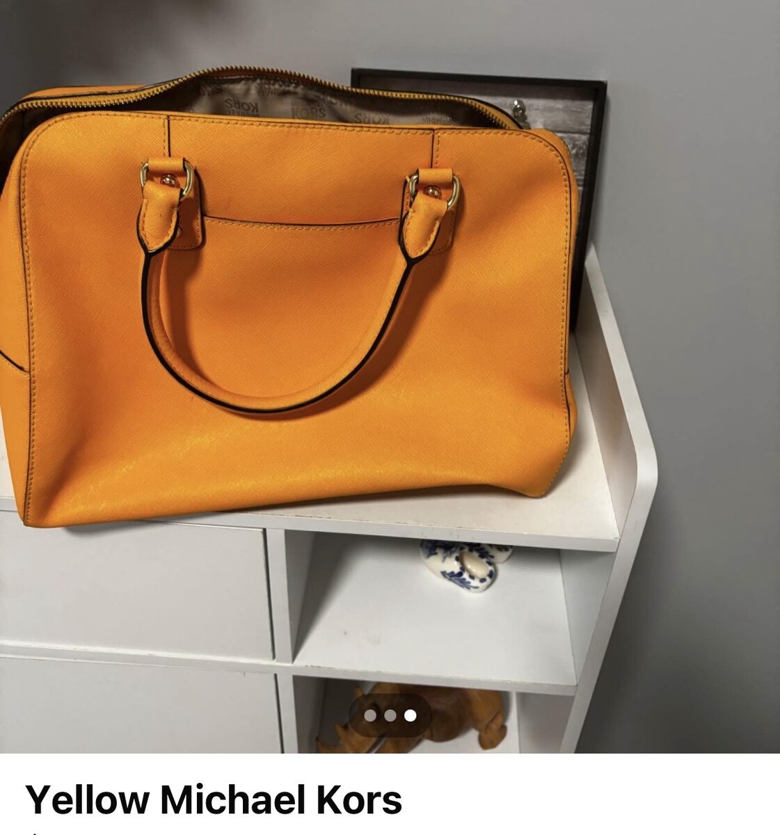 Micheal Kors Medium Size Dark yellow Purse