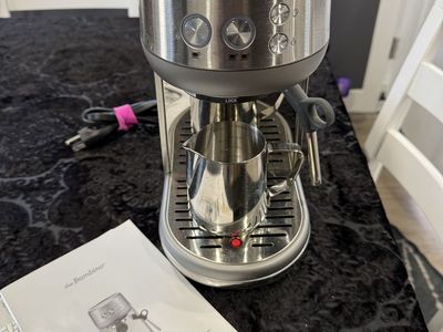 Breville Bambino Stainless Steel Espresso Machine - Excellent Condition, Fast Heat-up