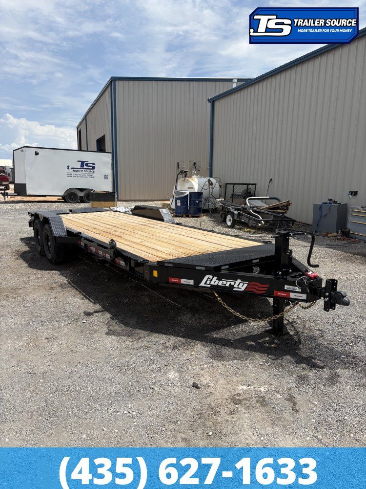 7x20 Liberty LE I-Beam Equipment Trailer - 15.4K GVWR -