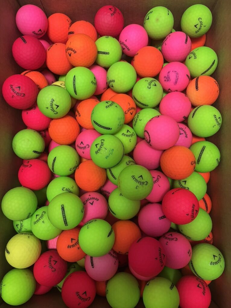 12 - CALLAWAY COLORED BALLS