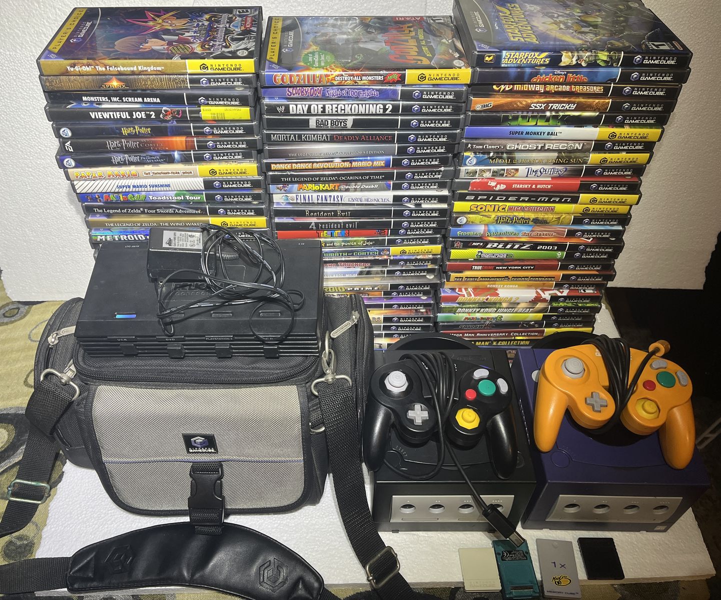 Ultimate GameCube Bundle: 2 Consoles, 80+ Games, Accessories all Tested A+