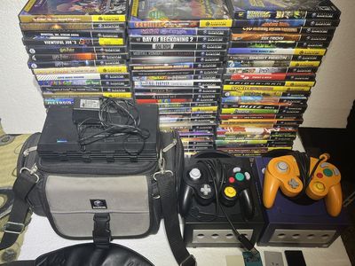 Ultimate GameCube Bundle: 2 Consoles, 80+ Games, Accessories all Tested A+