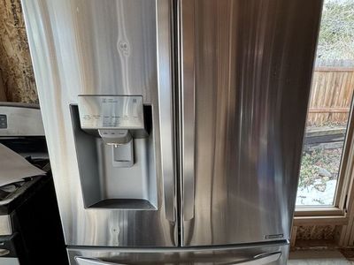 LG French Door Stainless steel Refrigerator-Used