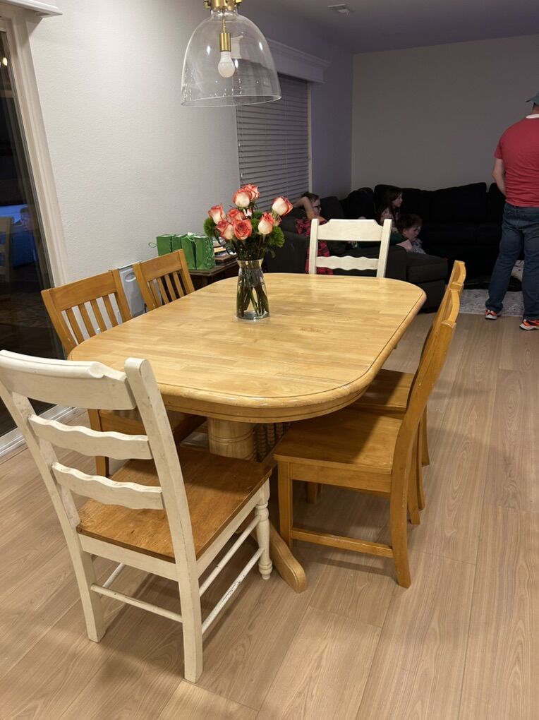 Table And 6 Chairs