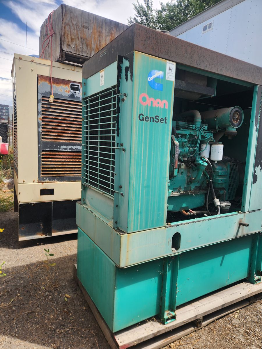 50 kW Onan Industrial Generator – 277/480V 3-Phase