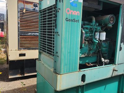 50 kW Onan Industrial Generator – 277/480V 3-Phase