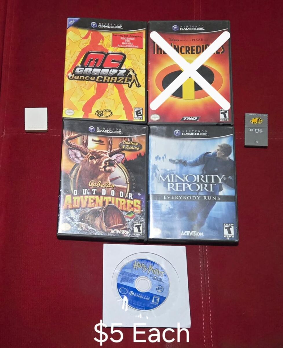Nintendo Gamecube games $5 each including Cabelas Outdoor! trades considered!