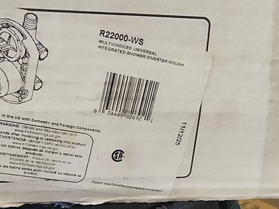 New Delta R22000-WS MultiChoice Universal Shower Diverter Valve