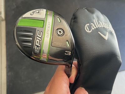 Callaway Epic Speed 3-Wood Golf Club with HZRDUS Smoke Shaft - Right Handed