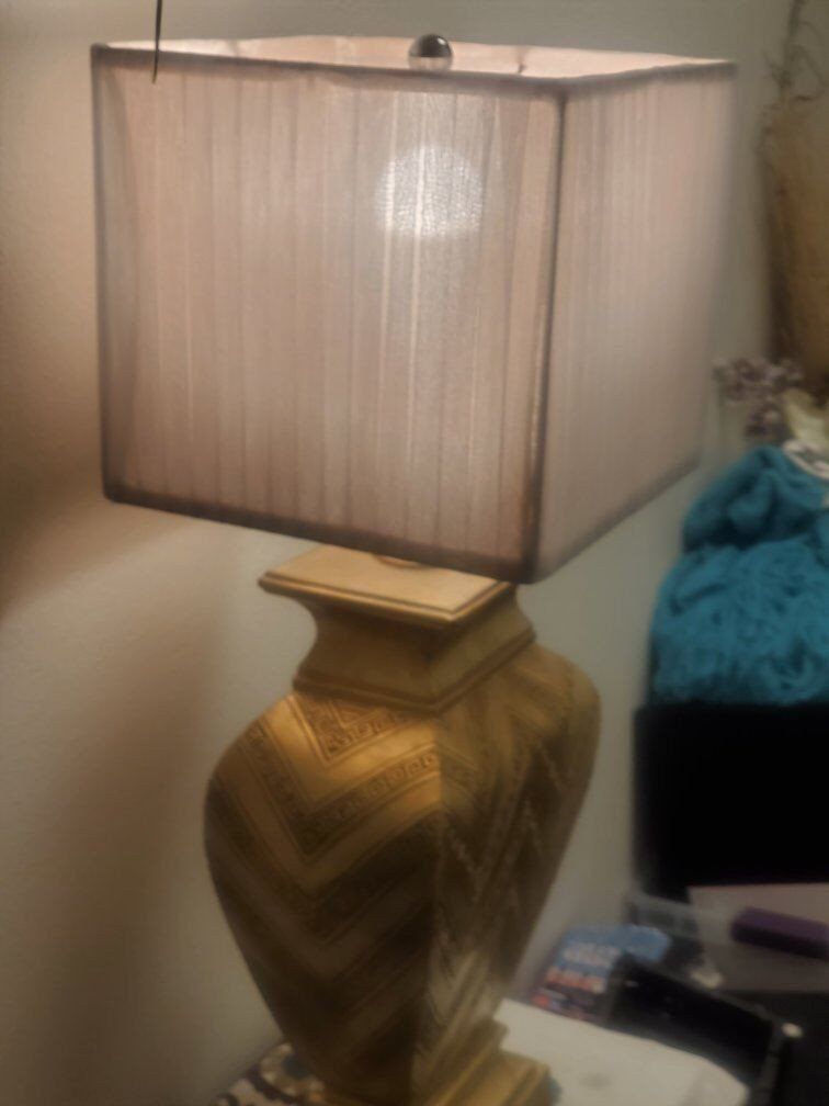 True Vintage Art Deco Lamp W/Bulb & Shade Fcfs