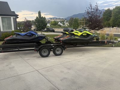 Three Seadoos and Trailer