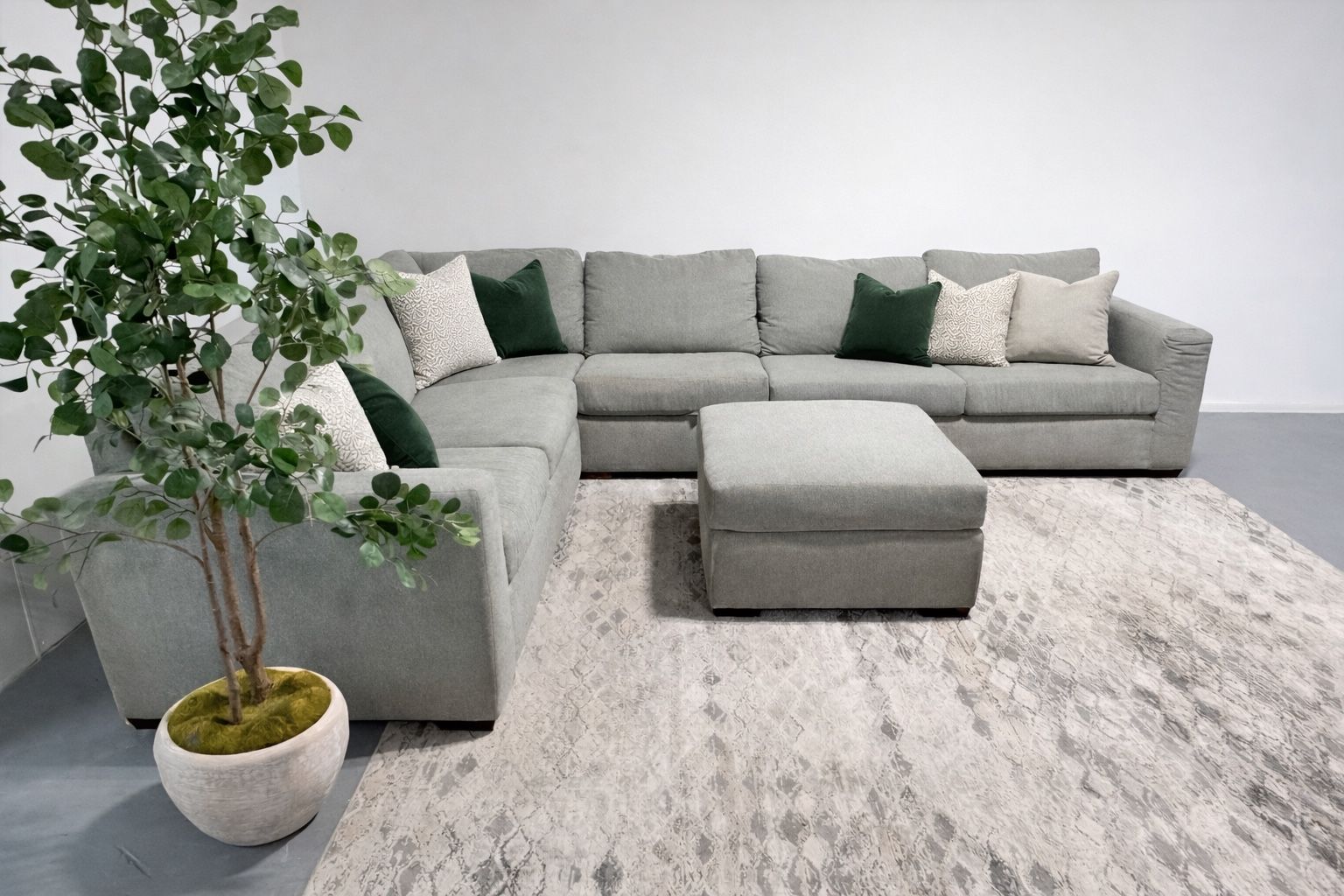 FLEXSTEEL COLLINS 5-PIECE MODULAR SECTIONAL