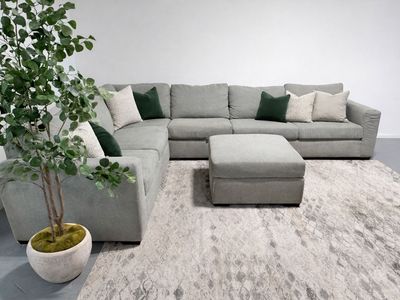 FLEXSTEEL COLLINS 5-PIECE MODULAR SECTIONAL