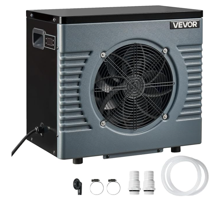 14710 BTU Heat Pump for Above Ground Pool, Electric Pool Heater with Heating & Cooling Dual Mode