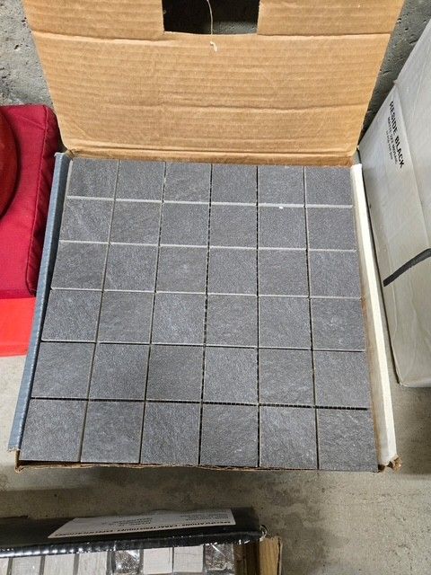 Premium Tile 2 in. x 2 in. on 12x12 sheets (20 sheets total - 2 boxes of 10)