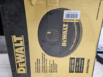 DeWalt DXPA37SC 18" 3700 PSI Steel Deck Pressure Washer Surface Cleaner