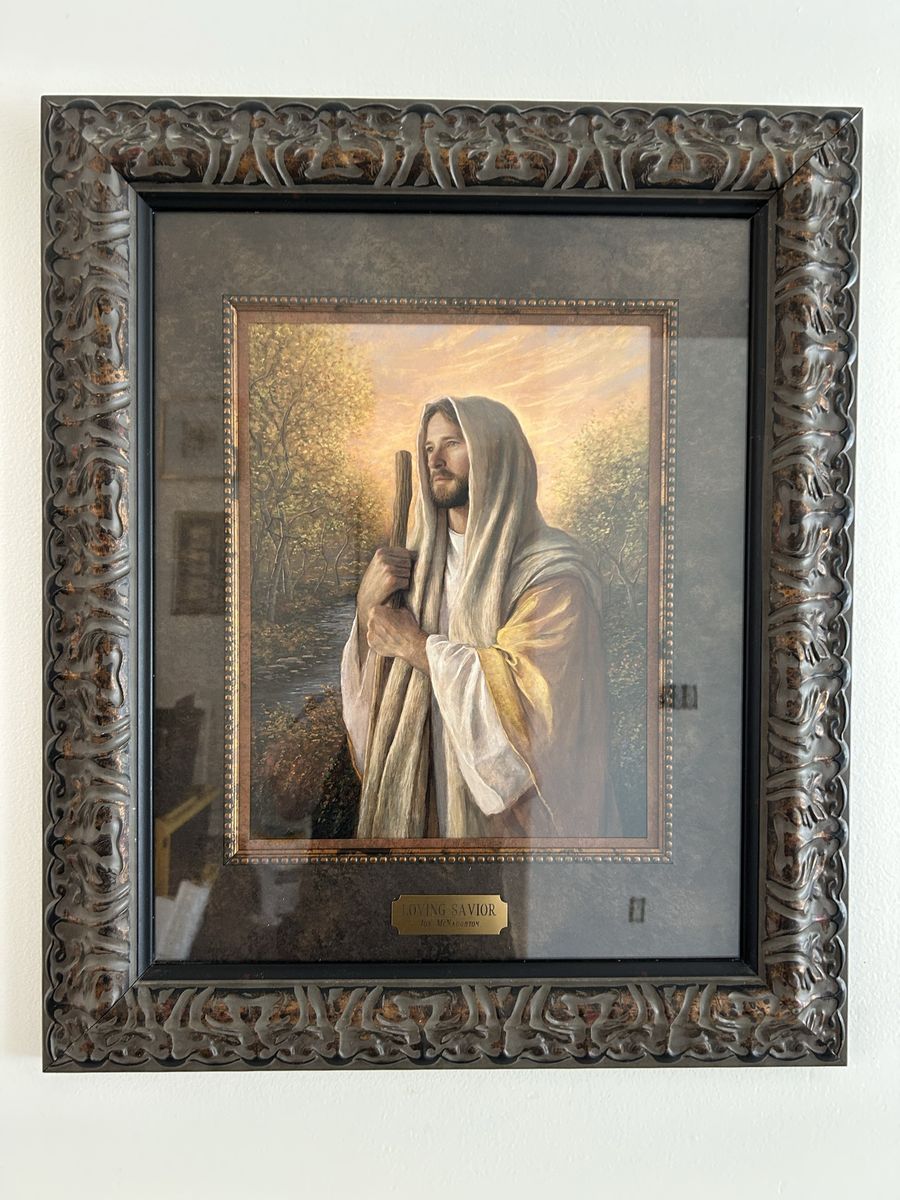 Framed Jesus Print  “Loving Savior”