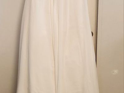 Chiffon A-line Wedding Dress with Beads