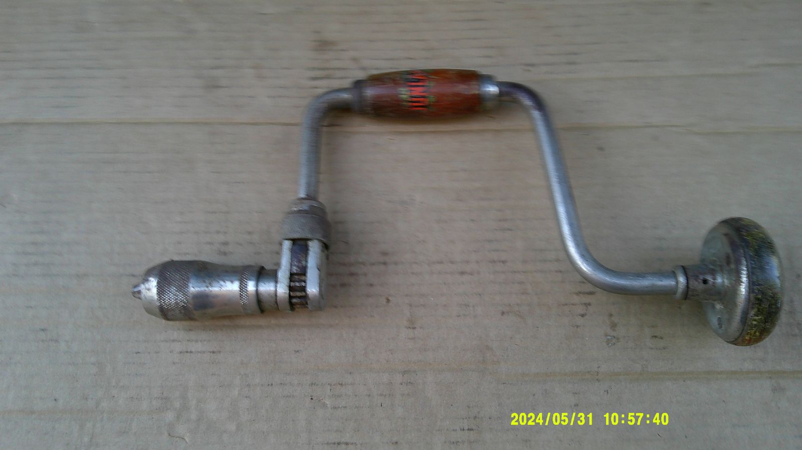vintage bit brace hand drill Dunlap $15