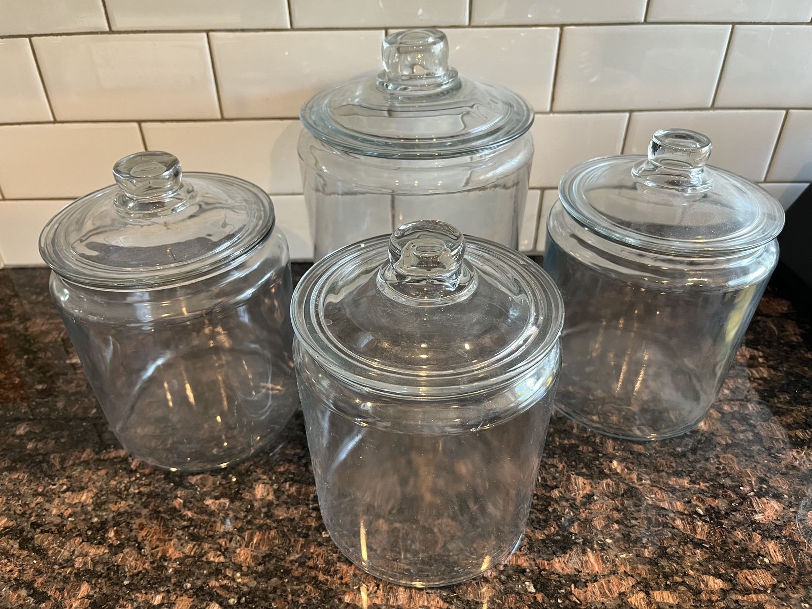 Glass jars/containers, Anchor brand