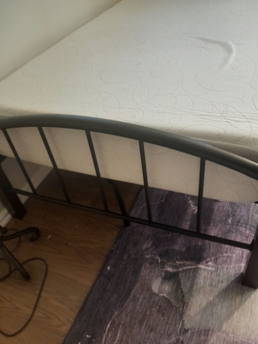 Newish Twin mattress and frame