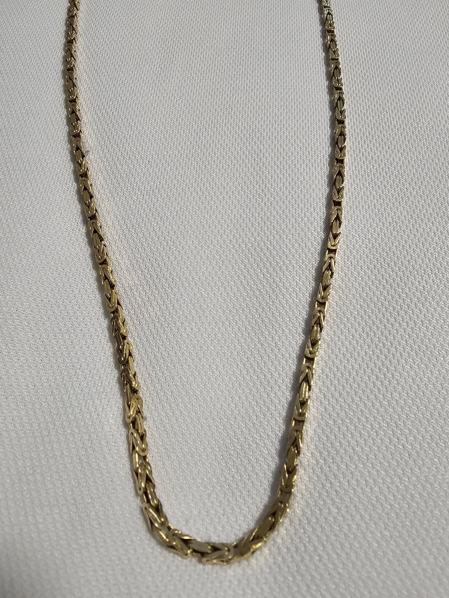 27 in 14k Gold Byzantine Chain 22 grams $2,700