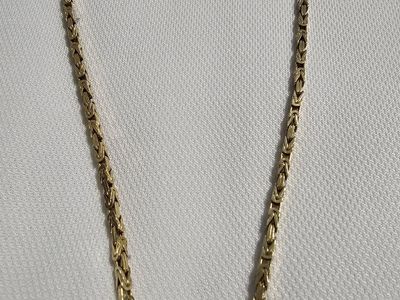 27 in 14k Gold Byzantine Chain 22 grams $2,700