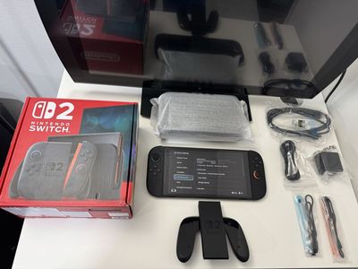 Nintendo Switch 2 / Dock / Grip Controller / Joy Cons / Charger / Hdmi / Box / Like New