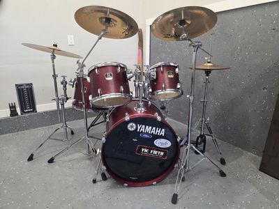 Yamaha Stage Custom Drum Kit with Zildjian Cymbals