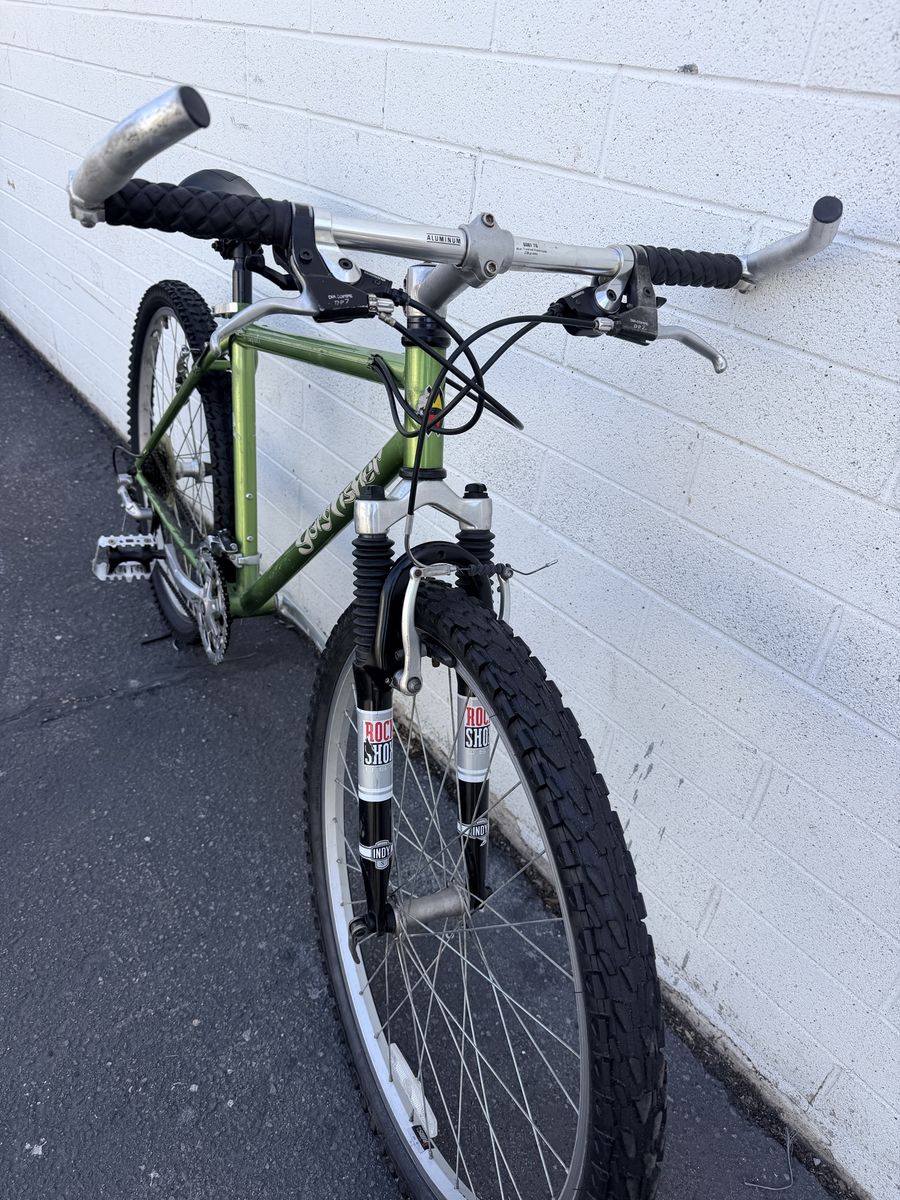 Gary Fisher Mountain Bike Green RockShox Indy S Suspension Hardtail