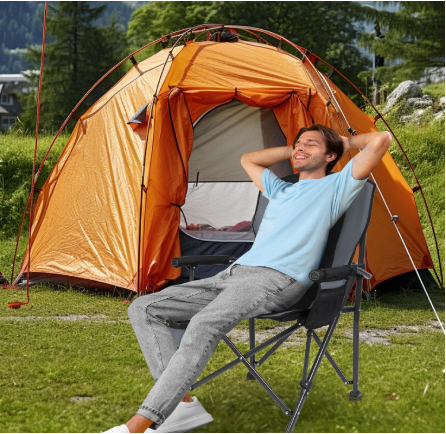 RedCamp Oversized Folding Camping Chair for Adults, Heavy Duty 250/300/330Lb