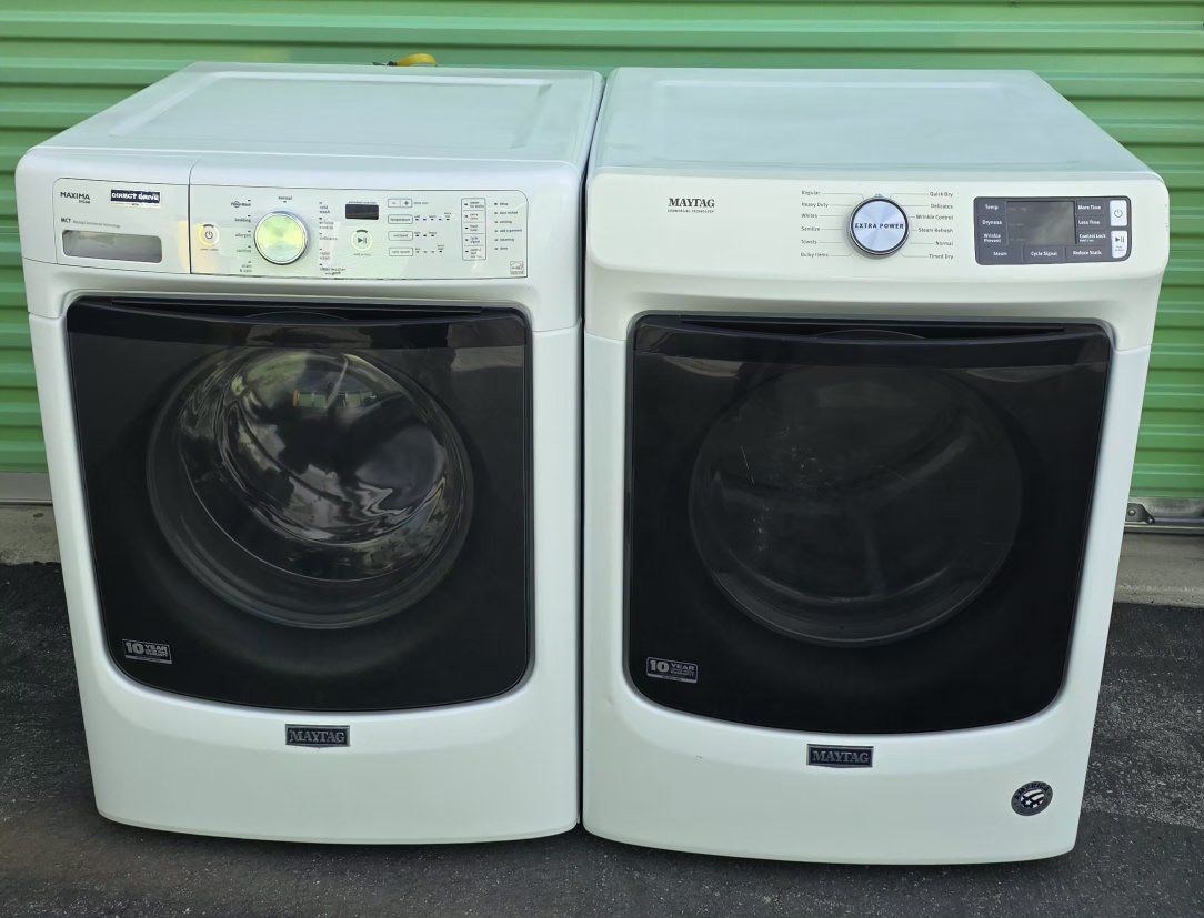 Amazing Maytag washer & electric dryer set free curbside delivery is available in the slc area