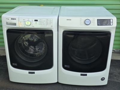 Amazing Maytag washer & electric dryer set free curbside delivery is available in the slc area