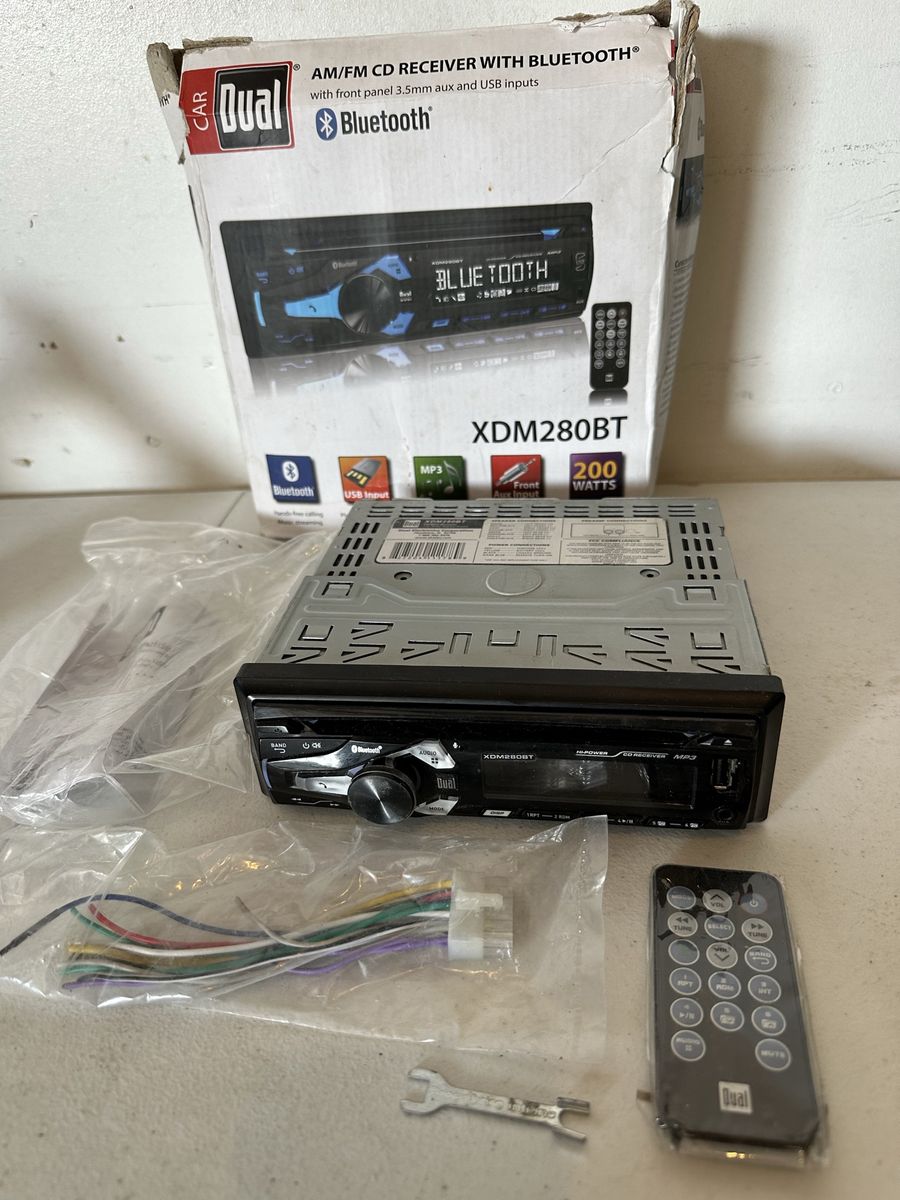 DUAL XDM280BT Bluetooth CD Player Car Stereo AM/FM Radio