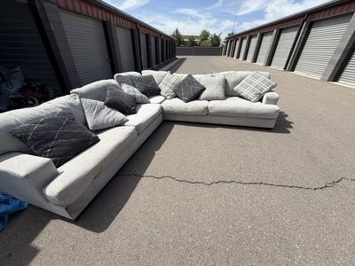 10’ 11” Huge couch. Must Pickup