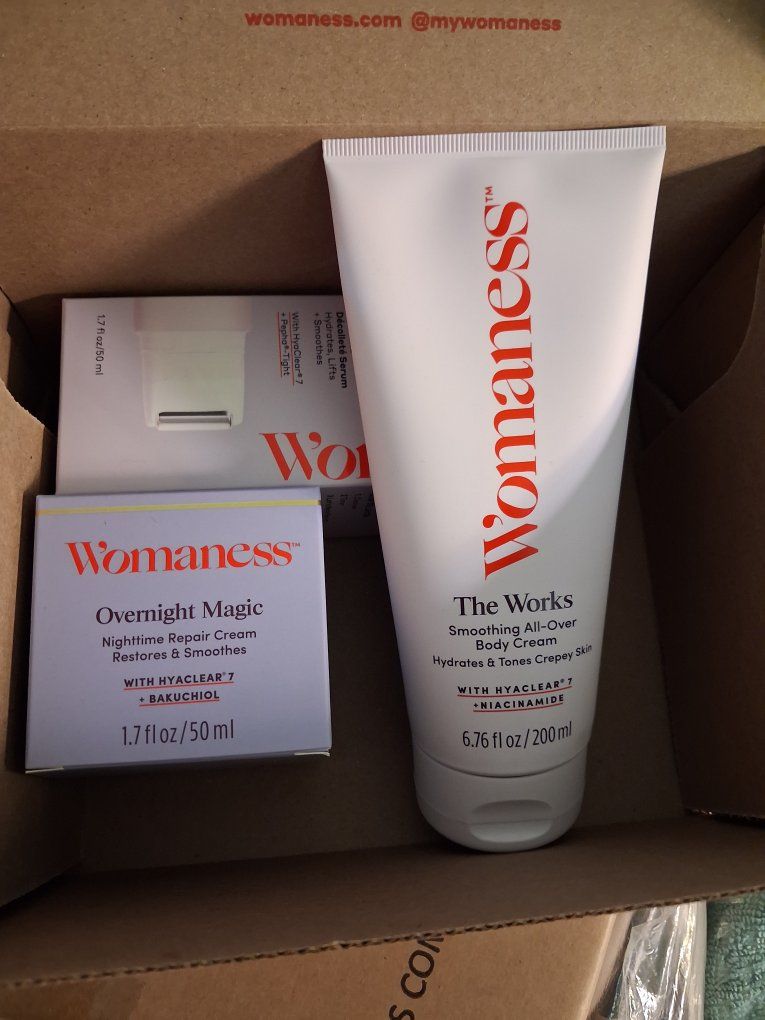 woman's facial care