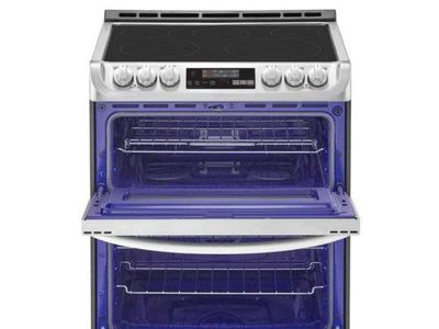 Lg 7.3 c.f. Elec. Double Oven SlideIn Range with ProBake Convection and Easy clean,free delivery