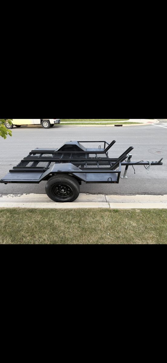 3 place motorcycle trailer 